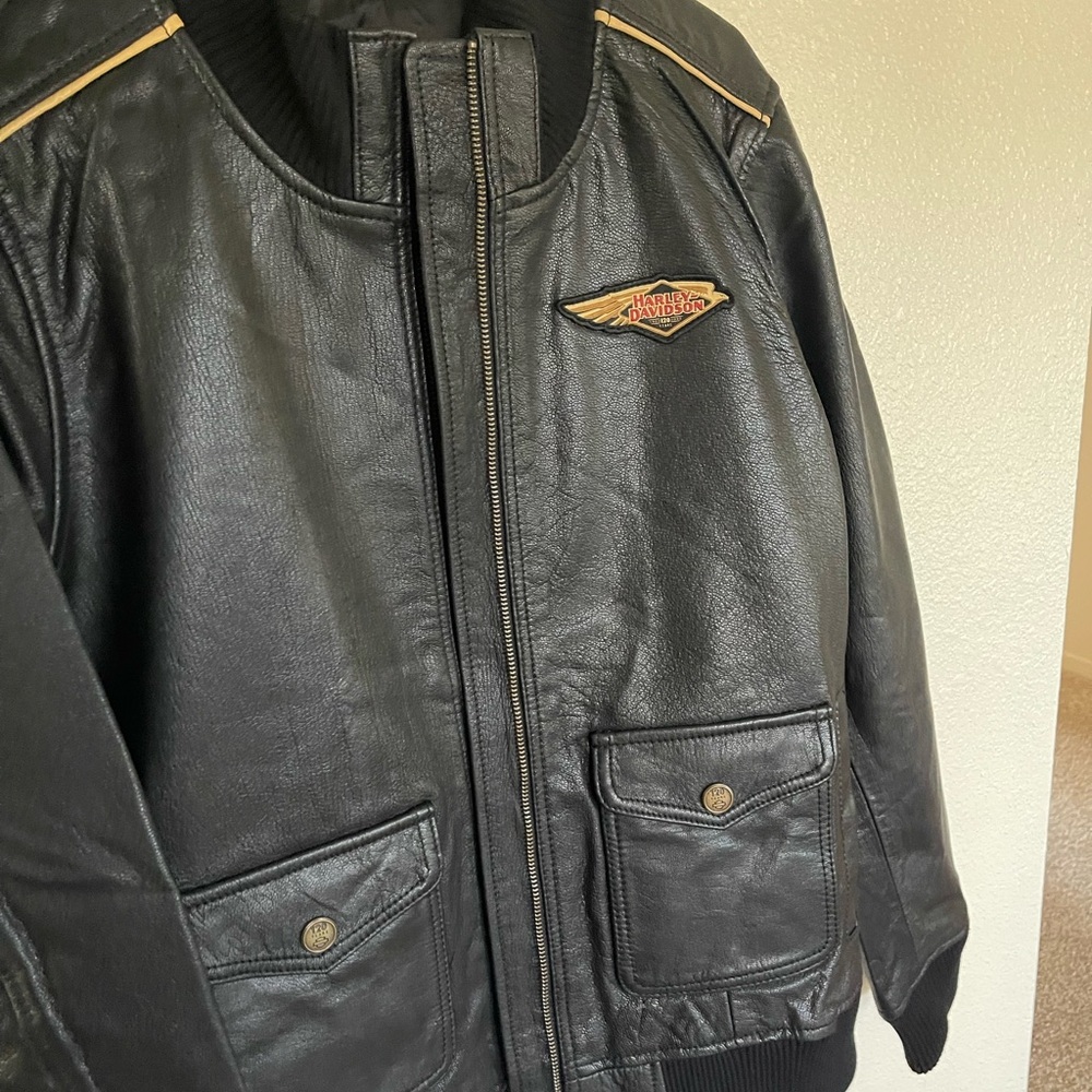 Harley-Davidson women Black Leather Jacket